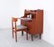Danish Secretary in Teak with Pull Out Mirror and Desk, 1960s 6