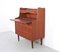 Danish Secretary in Teak with Pull Out Mirror and Desk, 1960s 5