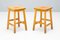 Lab Stools in Beech, Set of 2, Image 4