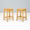 Lab Stools in Beech, Set of 2 1