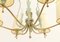 Lámpara de araña italiana con seis brazos de Stilnovo, años 40, Imagen 9