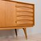 Langes Skandinavisches Teak Sideboard mit 5 Schubladen, Norwegen, 1960er 12