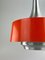 Danish Metal Ceiling Lamp from Fog & Mørup, 1970s 12