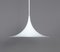 Semi XS Hanging Lamp in White by Claus Bonderup and Torsten Thorup for Fog & Mørup, 1970s 1