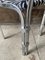 Mid-Century Modern French Dining Room Chairs in Stainless Steel, 1970s, Set of 4 9