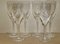 Douze Flûtes à Champagne Angel en Cristal par Marc Lalique, 1948, Set de 12 3