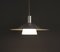 Danish Hanging Lamp in Metal with Milk Glass, 1980s, Image 6