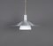 Danish Hanging Lamp in Metal with Milk Glass, 1980s, Image 2