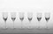 Champagne Flutes in Crystal by Marc Lalique, 1948, Set of 6, Image 1