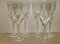 Champagne Flutes in Crystal by Marc Lalique, 1948, Set of 6 3