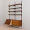 Rosewood Wall Unit with a Dresser and a Lighted Bar Cabinet by Thygesen and Sorensen for Hansen & Guldborg, 1960s, Image 6