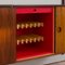 Rosewood Wall Unit with a Dresser and a Lighted Bar Cabinet by Thygesen and Sorensen for Hansen & Guldborg, 1960s, Image 13