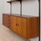 Rosewood Wall Unit with a Dresser and a Lighted Bar Cabinet by Thygesen and Sorensen for Hansen & Guldborg, 1960s 9