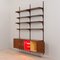 Rosewood Wall Unit with a Dresser and a Lighted Bar Cabinet by Thygesen and Sorensen for Hansen & Guldborg, 1960s, Image 7