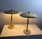 German Desk Lamps in Brass, 1970s, Set of 2 10