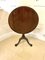 Antique George III Carved Mahogany Dish Top Side Table, 1780s 1