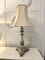 Antique Victorian Silver Plated Table Lamp, 1880s 2