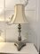 Antique Victorian Silver Plated Table Lamp, 1880s, Image 2