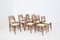 Mid-Century Wooden and Bouclé Chairs by BBPR, 1950s, Set of 12, Image 1