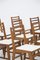 Mid-Century Wooden and Bouclé Chairs by BBPR, 1950s, Set of 12, Image 11