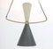 Lampada vintage in acciaio verniciato beige e nero e ottone di Stilnovo, Italia, Immagine 5