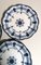 English Blue Burleigh Dessert Plates from Wedgwood, 1914, Set of 10 5