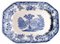 Bandeja inglesa de cerámica azul de Copeland Spode, 1914, Imagen 1