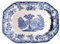 English Blue Ceramic Tray from Copeland Spode, 1914 1