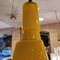 Lámpara de pared de cristal de Murano amarillo de Vetreria Vistosi, años 70, Imagen 13