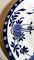 Englisches Staffordshire Tablett mit blauen Transferware Dekorationen, 1901 10