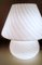 Lámparas en espiral de cristal de Murano en forma de champiñón de Venini, años 70. Juego de 2, Imagen 12