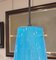 Cyan Blue Murano Glass Lamp from Vistosi, 1970s 11