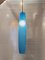 Cyan Blue Murano Glass Lamp from Vistosi, 1970s 2