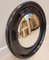 Vintage Lacquered Frame Convex Mirror, France 4