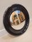 Vintage Lacquered Frame Convex Mirror, France 3