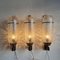 Brass and Glass Sconces, 1960s, Set of 3, Image 5