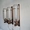 Brass and Glass Sconces, 1960s, Set of 3, Image 3