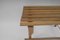 Slatted Wooden Bench, 1950s 6