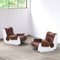Leather Lounge Chairs, 1960s, Set of 2 10