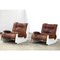 Leather Lounge Chairs, 1960s, Set of 2, Image 1