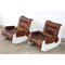 Leather Lounge Chairs, 1960s, Set of 2 11