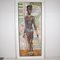 Etiennette Johan, Postkubistische Figur, 1950er, Öl auf Leinwand, gerahmt 1