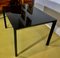 Vintage Dining Table in Black Glass with Extension, 1960s, Image 4