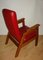 Vintage Red Armchair, 1970s 6