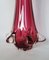 Red Murano Glass Vase from Fratelli Toso, 1970s 5