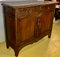 19th Century Low Buffet in Carved Oak with Flower Details 5