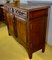 19th Century Low Buffet in Carved Oak with Flower Details 6