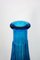 Blaue Glasflasche von Empoli, Italien, 1960er 5