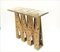 Console Table in Exotic Wood with Resin Top, 1990s, Image 2