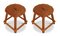 Antique Arts and Crafts Oak Stools, 1920s, Set of 2, Image 1